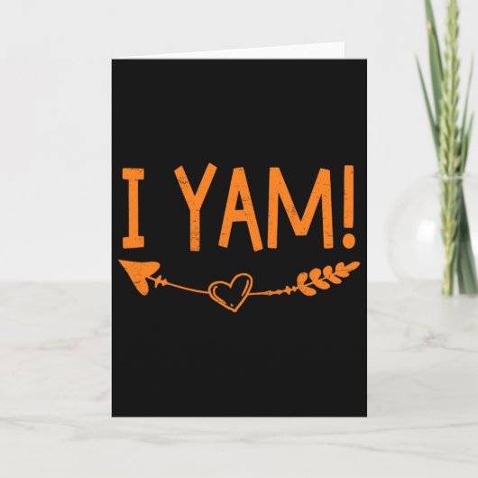 Thanksgiving Matching Couple She's My Sweet Potato Kaart (Voorkant)