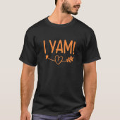 Thanksgiving Matching Couples Ze is mijn zoete aar T-shirt (Voorkant)