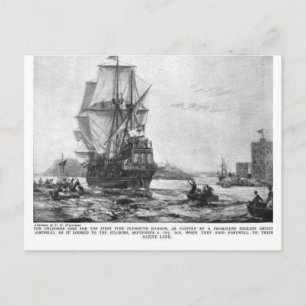 Thanksgiving Mayflower-schip ( Briefkaart )
