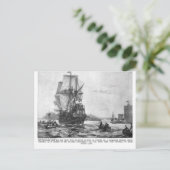 Thanksgiving Mayflower Ship ( Carte postale) (Debout devant)