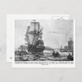 Thanksgiving Mayflower Ship ( Carte postale) (Devant / Derrière)
