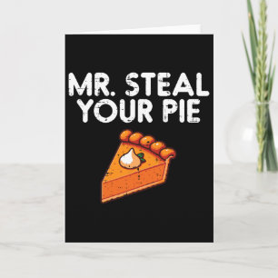 Thanksgiving meneer steelt je taart Schattige peut Kaart