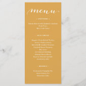 Thanksgiving Menu double face et Place Card Pray (Dos)