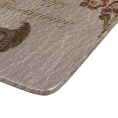 Thanksgiving met lederen uitzien 1 snijplank (Hoek)