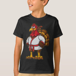 Thanksgiving MMA Kickboksen Judo Karate Gobble Pla T-shirt