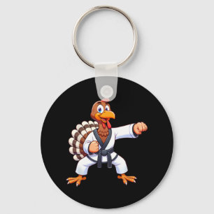 Thanksgiving MMA Kickboksen Judo Karate Turkije Ki Sleutelhanger