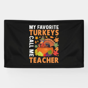 Thanksgiving M'n Favoriete Kalkoenen Noemen Me Ler Spandoek