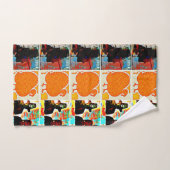 Thanksgiving Modern Art Collage Handdoek (Handdoek)