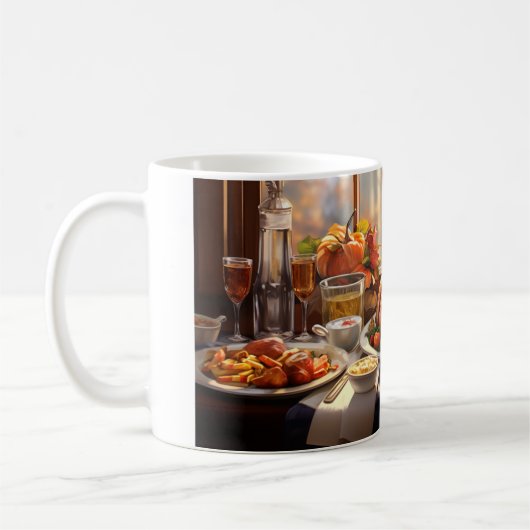Thanksgiving Moderne 4 Mug (Gauche)