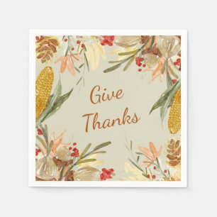 Thanksgiving Moderne Boerderij Geef Bedankt Servet