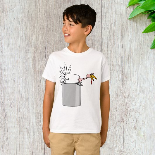 Thanksgiving Moe Turkije in Cooking Pot Humor T-shirt