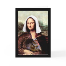 Thanksgiving Mona Lisa Pelgrim met Turkije