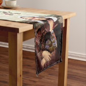 Thanksgiving Mona Lisa Pilgrim Korte Tafelloper (Voorbeeld)