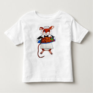 THANKSGIVING MOUSE PILGRIM KINDER SHIRTS