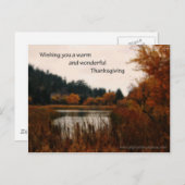 Thanksgiving na Kaart (Voorkant / Achterkant)