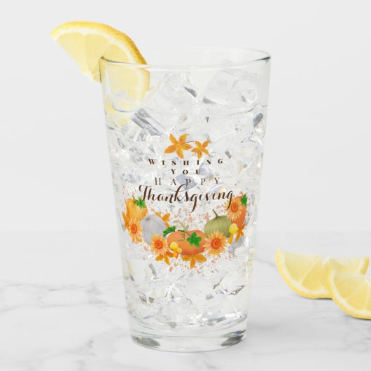 Thanksgiving najaar glas (Voorkant ijs)