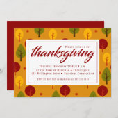 Thanksgiving | Najaarsbomen Kaart (Voorkant / Achterkant)