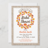 Thanksgiving nuptiale invitation couronnes (Devant)