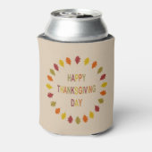 Thanksgiving Oak Leaves Blikjeskoeler (Blikje Achterkant)