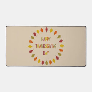 Thanksgiving Oak Leaves Bureaumat