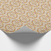 Thanksgiving Oak Leaves Pattered Cadeaupapier (Hoek)