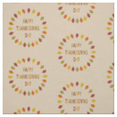 Thanksgiving Oak Leaves Pattered Stof (Swatch)