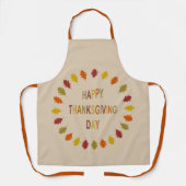 Thanksgiving Oak Leaves Schort (Voorkant)