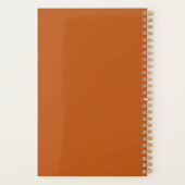 Thanksgiving Oak Verlaat aangepaste naam Planner (Achterkant)
