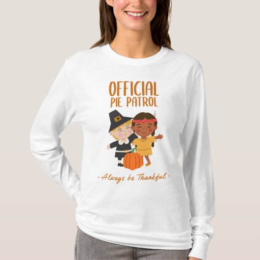 Thanksgiving Officiële Pie Patrol T-shirt (Voorkant)