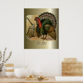 Thanksgiving Oh Oh Poster (Keuken)