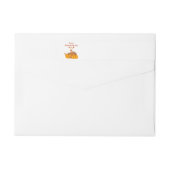 Thanksgiving omwikkellabel rond postzegel (Achterkant)