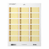  Thanksgiving Oogst KunstAdresetiketten Etiket (Full Sheet)