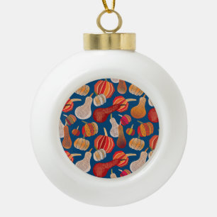 Thanksgiving Oogst: Pumpkin  Art Keramische Bal Ornament