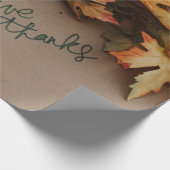 Thanksgiving-opvulpapier Cadeaupapier (Hoek)