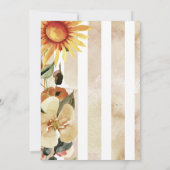 Thanksgiving Oranje ventilatorkleppen Kaart (Achterkant)