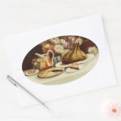  Thanksgiving Ovale Sticker (Envelop)