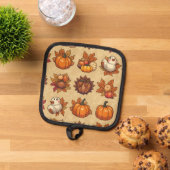 Thanksgiving ovenwanten pannenlap (Top down)