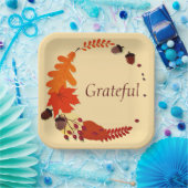 Thanksgiving paper plates papieren bordje (Feest)