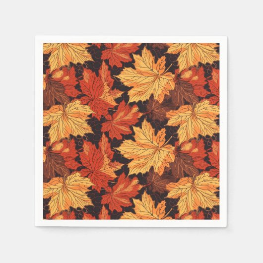 Thanksgiving Papier Napkins Servet (Voorkant)