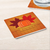 Thanksgiving papier onderzetter (Schuin)