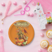 Thanksgiving papieren borden bordje (Feest)