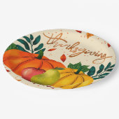 Thanksgiving Papieren Bordje (Gekanteld)