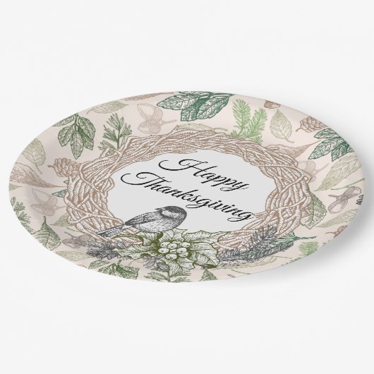  Thanksgiving Papieren Bordje (Gekanteld)