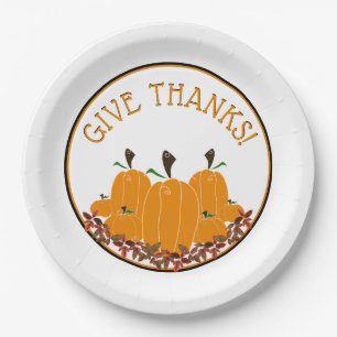 Thanksgiving Papieren Bordje