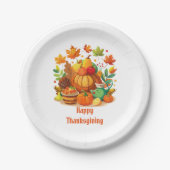 Thanksgiving Papieren Bordje (Voorkant)