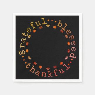 Thanksgiving papieren servet