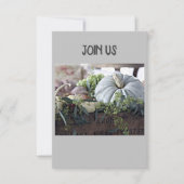 **THANKSGIVING PARTIJ OF DINNER** INVITATIE KAART (Voorkant)