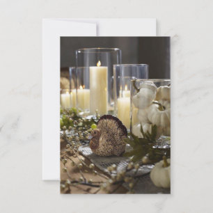 **THANKSGIVING PARTIJ OF DINNER** INVITATIE KAART