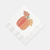 Thanksgiving Patchwork Pumpkin Luncheon Napkin Servet (Hoek)