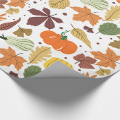 Thanksgiving Patroon Cadeaupapier (Hoek)